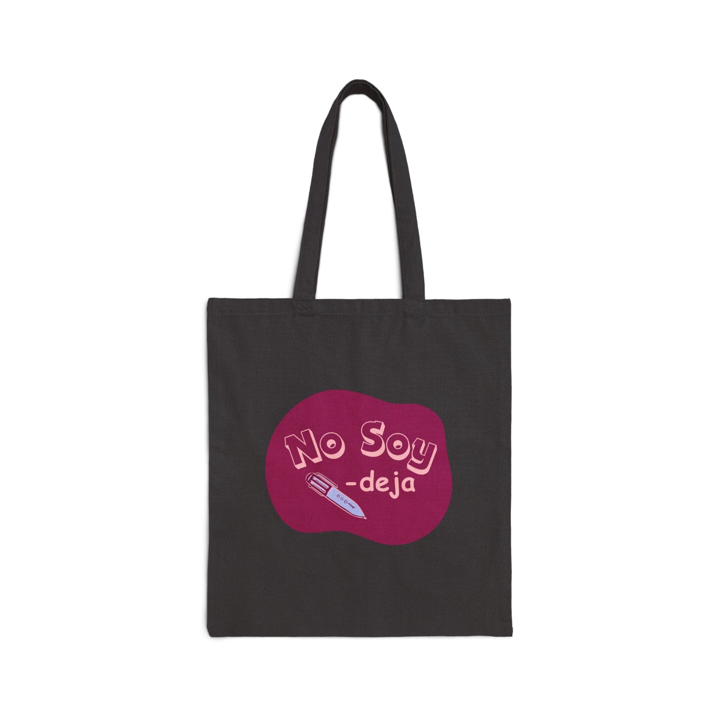 Picto Playwear - No Soy Pendeja - Cotton Canvas Maroon Tote Bag