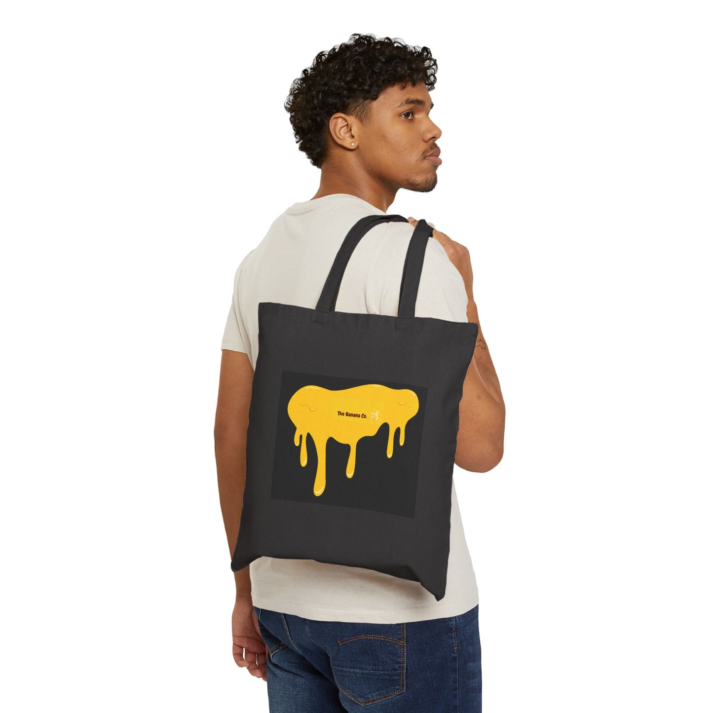 Picto Playwear - Soy Chismosa - Black Cotton Canvas Tote Bag