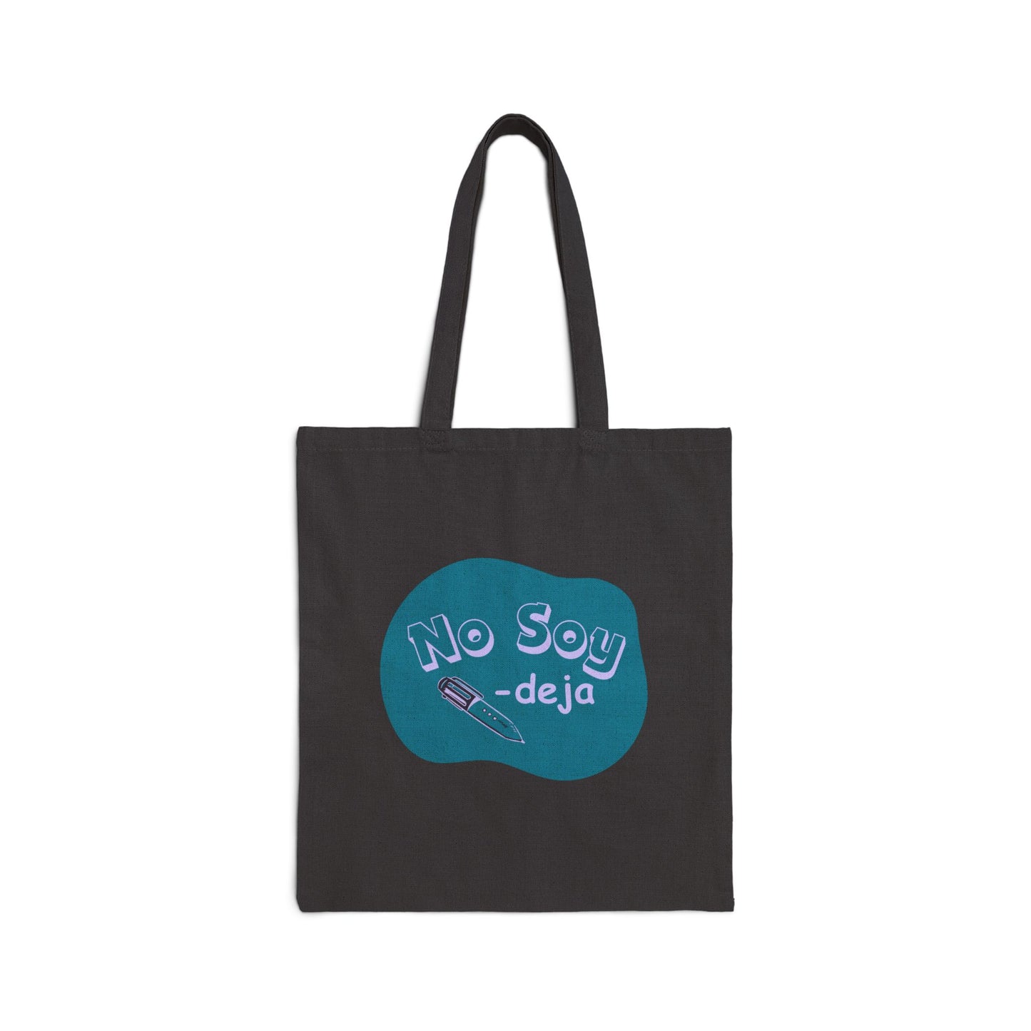 Picto Playwear - No Soy Pendeja - Turquoise Cotton Canvas Tote Bag