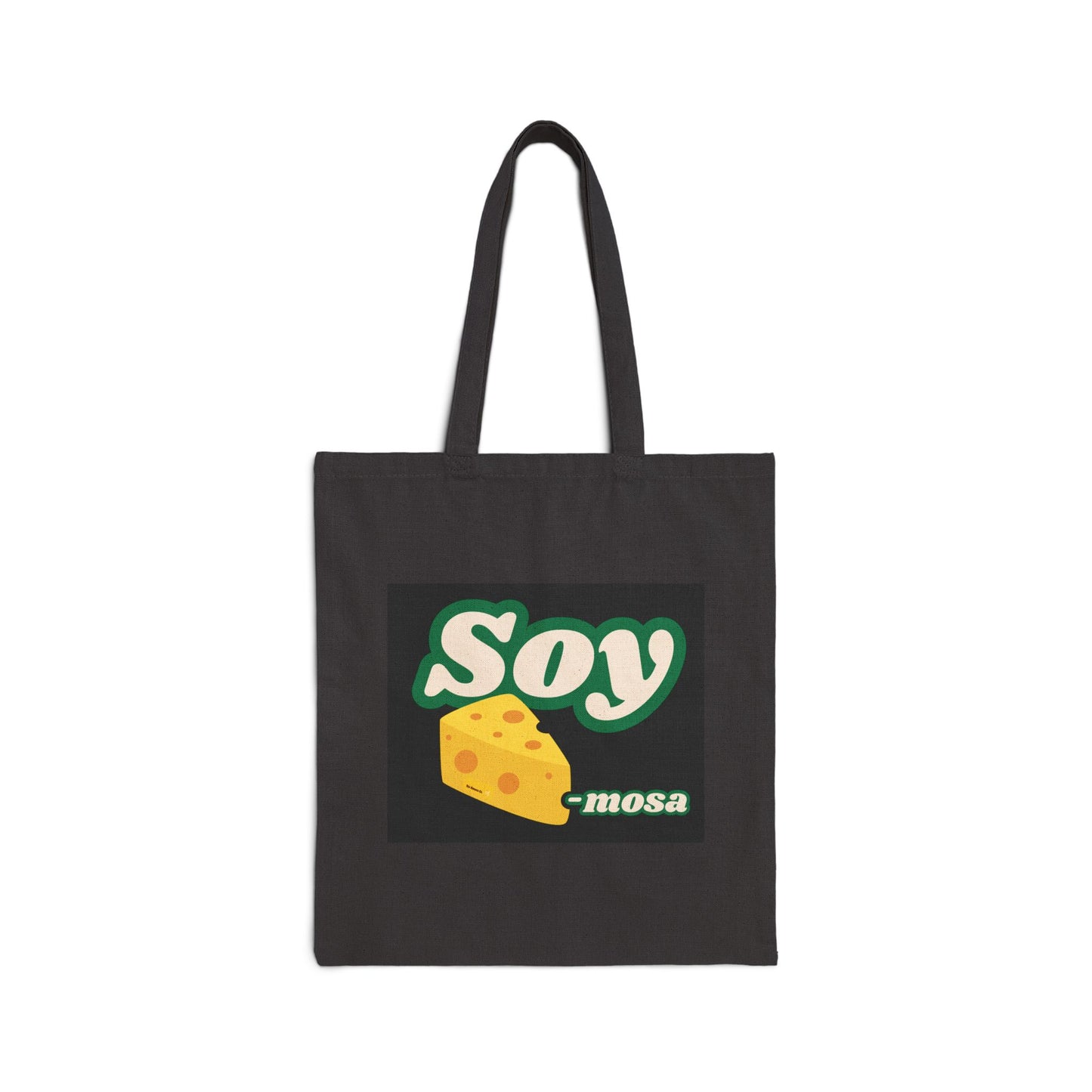 Picto Playwear - Soy Chismosa - Black Cotton Canvas Tote Bag