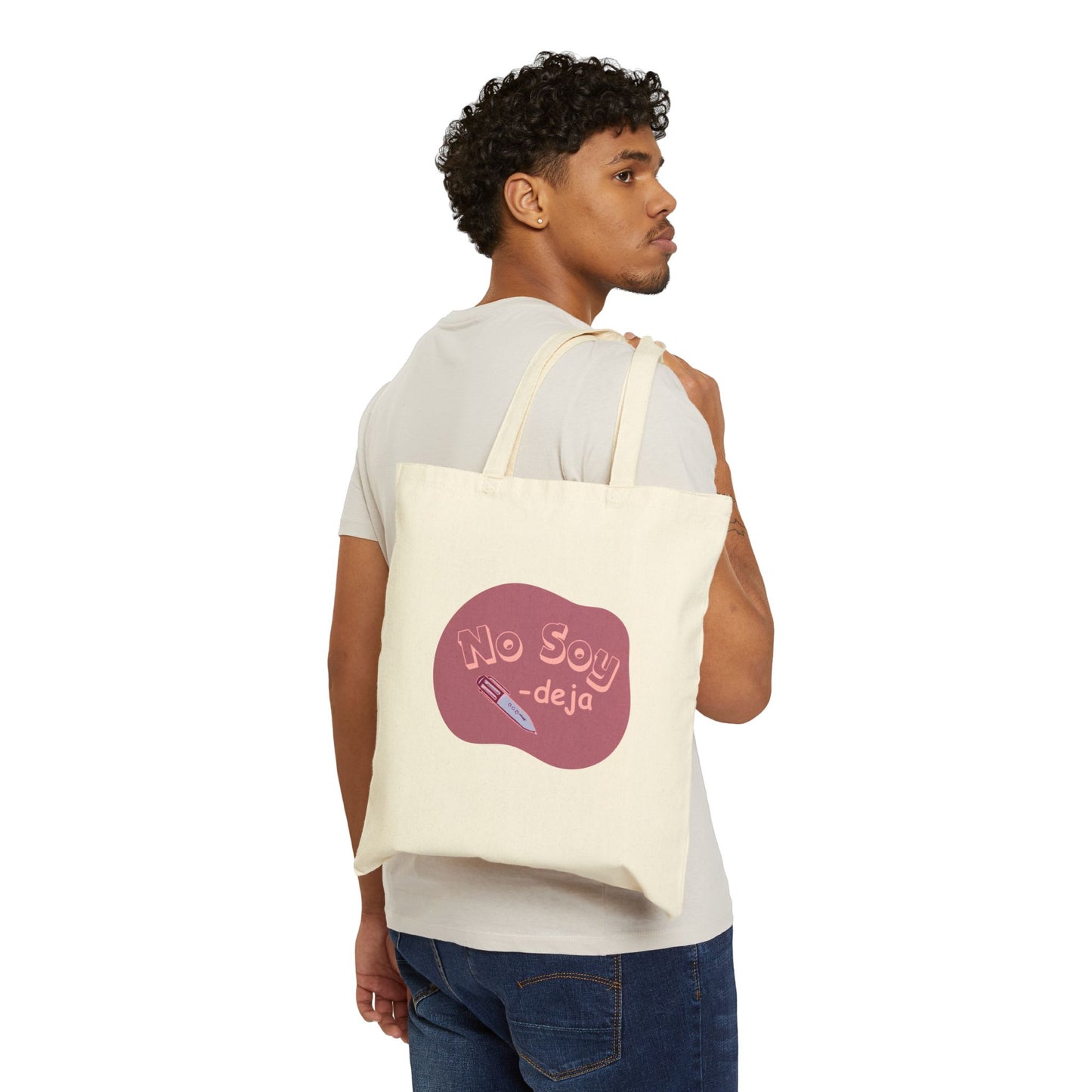 Picto Playwear - No Soy Pendeja - Cotton Canvas Maroon Tote Bag