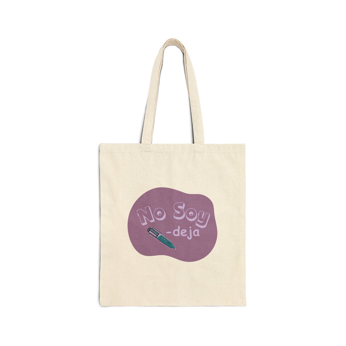 Picto Playwear - No Soy Pendeja - Purple Cotton Canvas Tote Bag