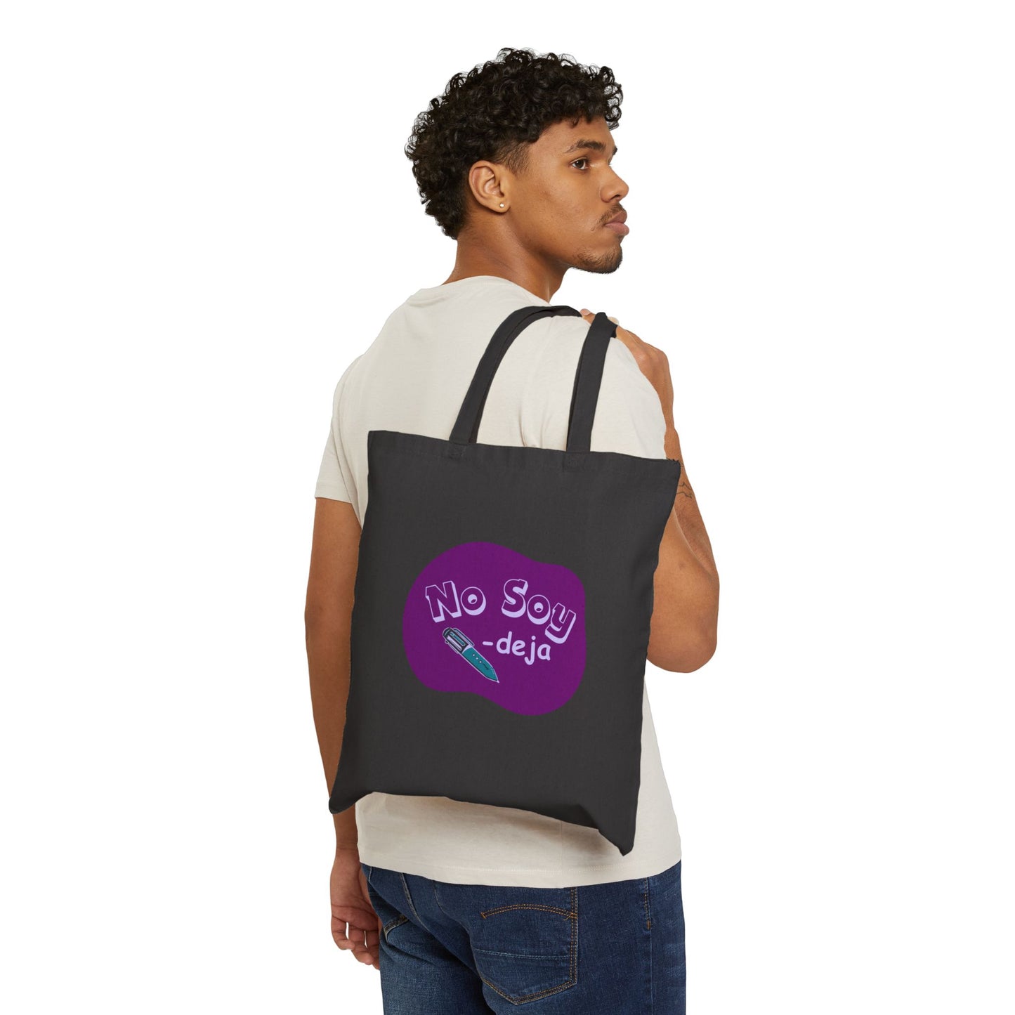 Picto Playwear - No Soy Pendeja - Purple Cotton Canvas Tote Bag